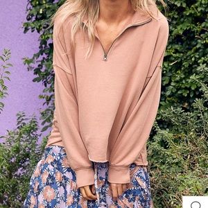 American Eagle Quarter Zip Pullover